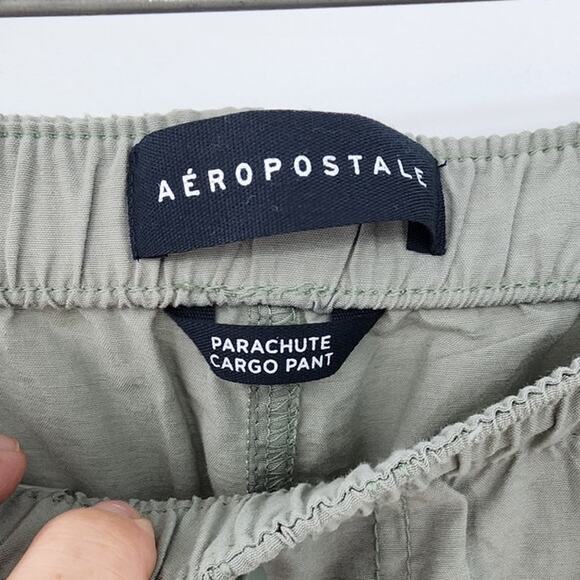 New NWT Aeropostale Parachute Cargo Pants Light Green Size XL - Picture 12 of 13
